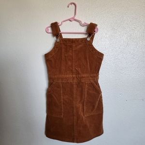Corduroy Overall Dress